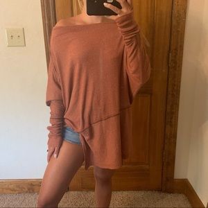 Free People off the shoulder tunic!